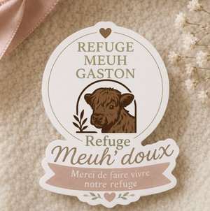 Soutenir le refuge + sticker offert 2
